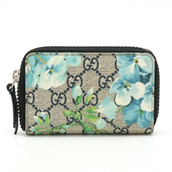 Gucci Blooms Supreme Zip Blue Case GG - Picture 1 of 8